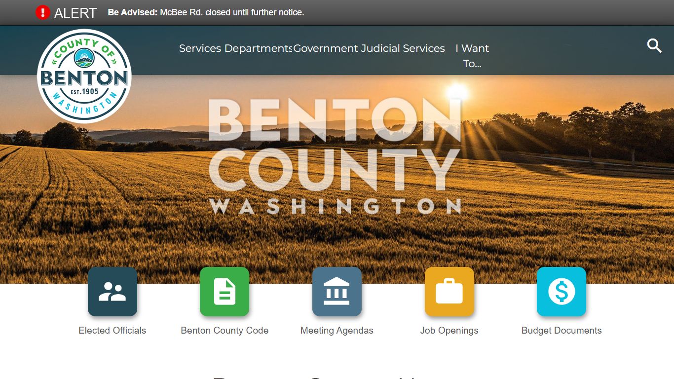 Corrections Department - Benton County WA